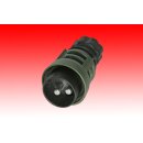 Nato-Stecker 12V / 24V mit Befestigungsmutter