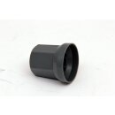 Radmutterkappe grau matt SW 33 H=55mm