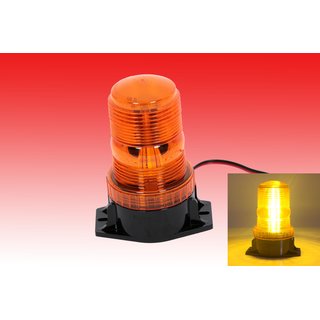 LED Rundumleuchte gelb 10 - 110Volt für Gabelstapler Landmschinen Bagger Radlader