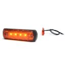 Begrenzungsleuchte gelb LED 12/24V  LBH 110x31x13   Lochabstand 82mm 4mm
