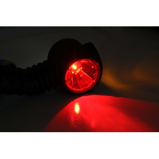 Begrenzungsleuchte rechts orange/rot/wei, LED Breite 175mm 12/24V