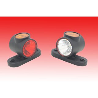 LED Umrissleuchte  links rechts  orange rot wei