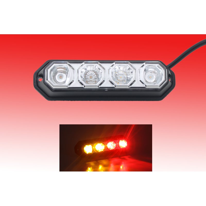 LED Rückleuchte 12 24 Volt Blinker Bremslicht Rücklich Leiste Anhänger schmal