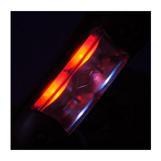 Begrenzungsleuchte LED mit Halter  L/R, rot/wei, LED, hhe 139; breite 48; tiefe 38, schwebend, kabellnge 500, 12/24V