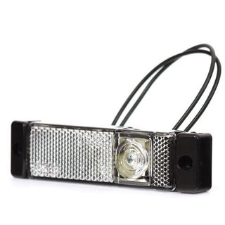 LED Begrenzungsleuchte weiß 12/24V mit Reflektor -  - Ersat, 8,31  €