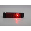 LED Begrenzungsleuchte rot 12/24V mit Reflektor