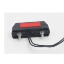 Begrenzungsleuchte mit Seitenmarkierungsleuchte li/re LED 12/24V  L/B/H  90 x 28 x 34  Lochabstand ( Bolzen) 53mm Kabelläne 21cm  0,75mm