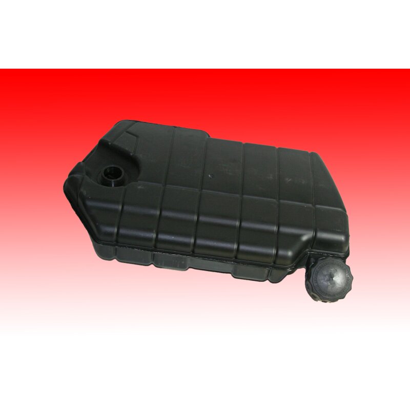 Kühlwasserbehälter Für Kawasaki KLX 250 - CNC Kappe Kunststoff Überlauftank Blau