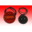 1x LED Rückleuchte Universal rund 140mm 12Volt 24Volt