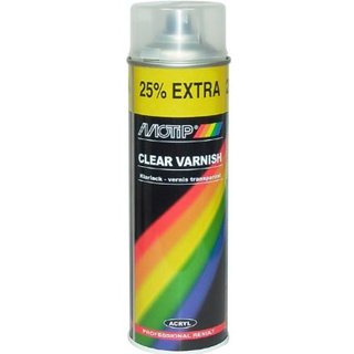 Klarlack-Spray 500ml glnzend, schnelltrocknende Acryl-Qualitt