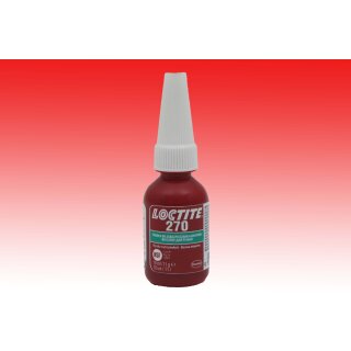 Schraubensicherung LOCTITE 270, hochfest, bis Gewinde M20, Farbe: grün, 10ml