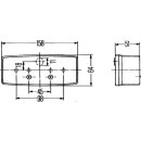 Rükleuchte links L (P21W/R10W, 12/24V, mit Blinker, mit Bremsleuchte, standlicht, mit Kennzeichenbeleuchtung)