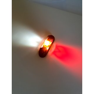 2 x 12 LED Begrenzungsleuchten Positionsleuchten leuchten Rot / Gelb 12/24v