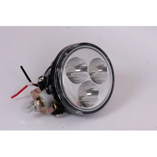LED-Arbeitsscheinwerfer rund 
3 LED 3x3 Watt 82mm 540 lm
