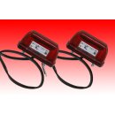 2x LED Kennzeichenleuchte 12V 24V PKW LKW Anhänger...