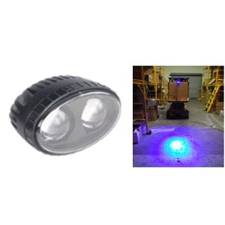 LED-Warnleuchte Blue-Point 10-80V 6000K, Schutzart: IP67, RoHS, Doppelwarnleuchte blau, 2 x 4 Watt